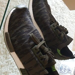 Adidas NMD Primeknit Green Never Worn NO BOX